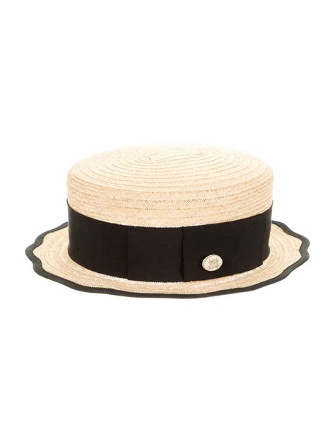 boater hat chanel